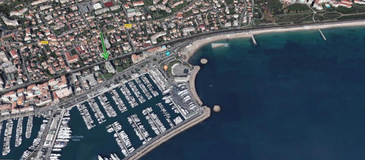 Grand Studio Neuf Face Port Et Plage, Parking Prive Golfe-Juan Εξωτερικό φωτογραφία