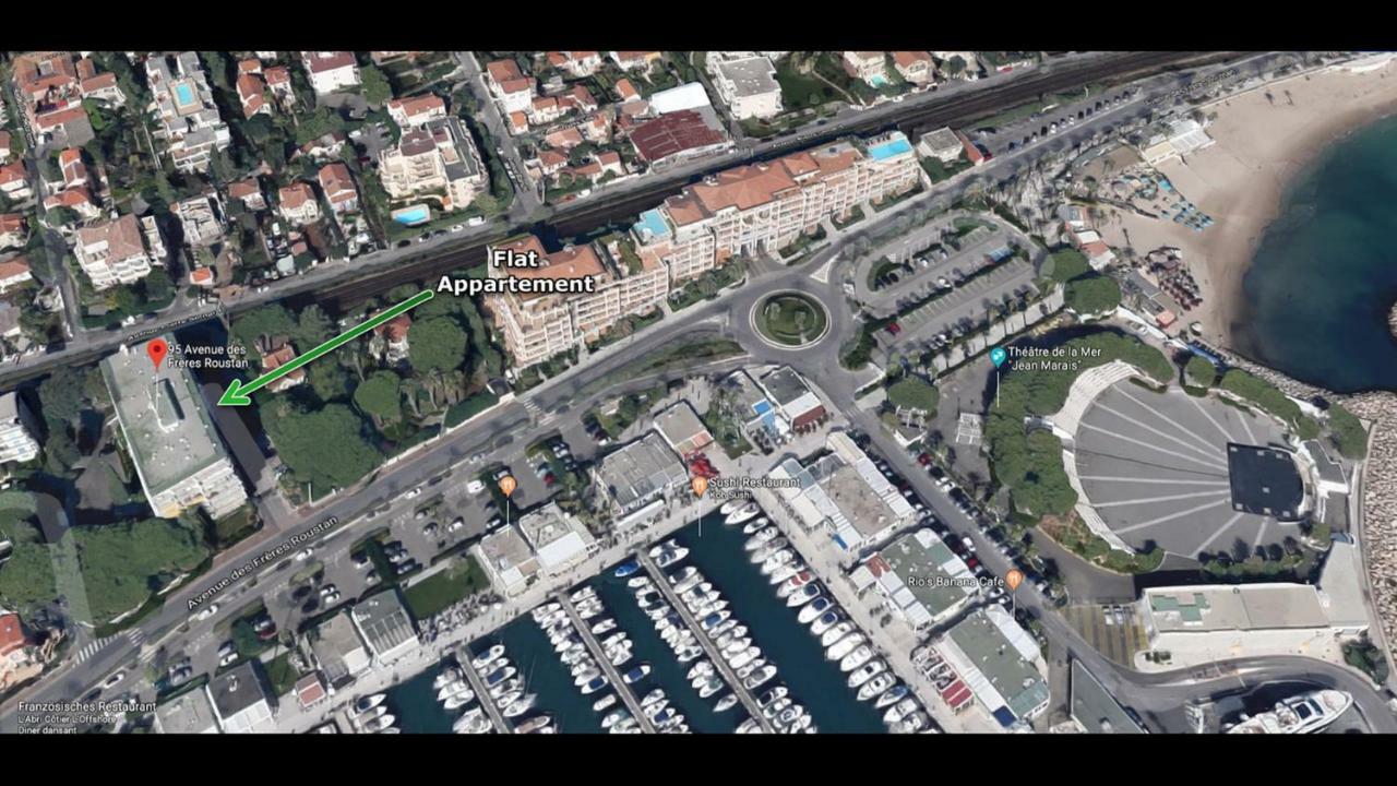 Grand Studio Neuf Face Port Et Plage, Parking Prive Golfe-Juan Εξωτερικό φωτογραφία